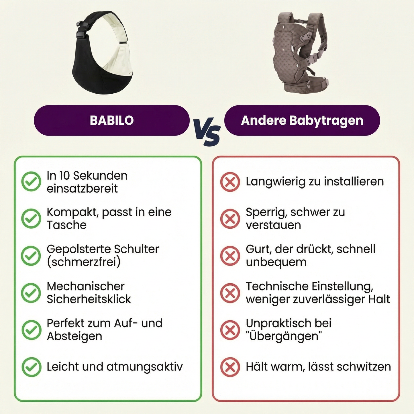 Babilo – Ergo-Hüfttrage